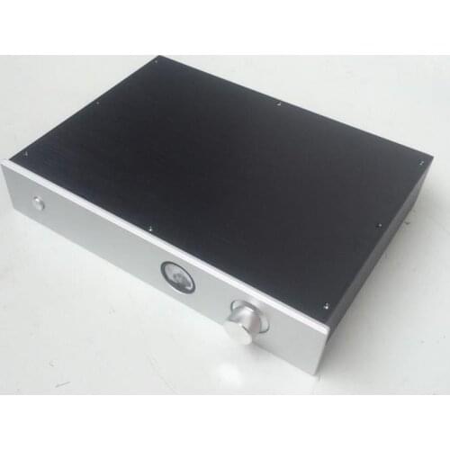 Size W430 H80 D308 All Aluminum Amplifier Chassis 4308 Combined Rear Preamp Amplifier Chassis Preamp VU Meter