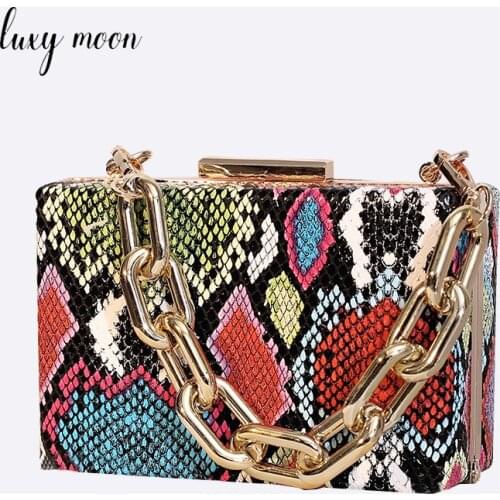Womens Bag Purses and Handbags Luxury Designer Retro PU Female Shoulder Bags Ladies Acrylic Chain Box Square Clutches Z008