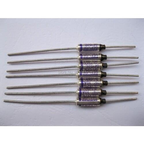 1500 Pcs Per Lot Microtemp Thermal Fuse 157C Cut-off 10A 250V HOT Sale HIGH Quality