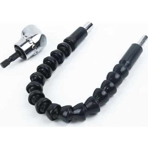 2pcs Right Angle Drill And Flexible Shaft Bits Extension Screwdriver Bit Holder Flexible Connecting Link Power Tool Accessories