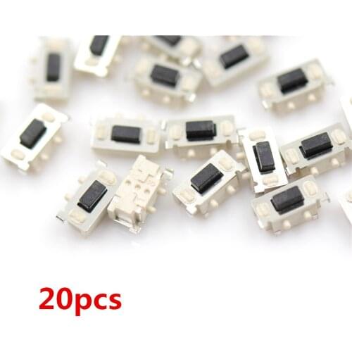 20pcs Micro Tact Switch Touch 3*6*3.5 3x6x3.5 SMD For MP3 MP4 Tablet PC Button Bluetooth Headset Remote Control