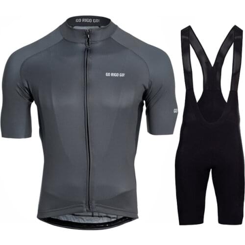 2021 go rigo go Summer Cycling Jersey Set Maillot Ropa Ciclismo New New Bicycle Clothing MTB Bike Clothes Uniform Cycling Set