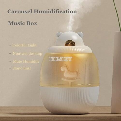 320ML 800mAh Portable Wireless USB Aroma Water Mist Diffuser Battery Life Show Aromatherapy Humidificador Air Humidifier