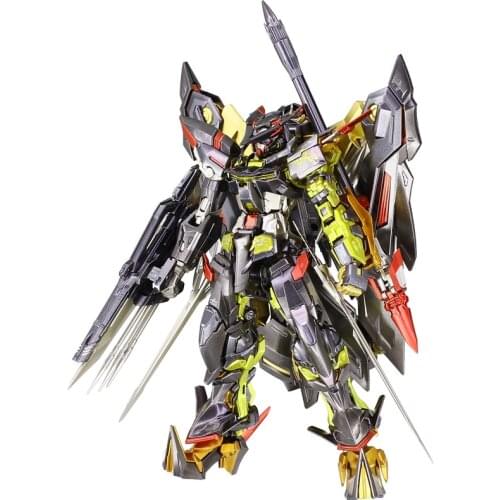 Anime Mobile Suit Bandai PVC Hobby Robot RG 24 Metal Color 1/144 MBF-P01 Gold Frame Amatsu Mina Gunpla Seed Astray Model Toys