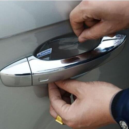 Car styling Side Door wrist Protective Film Vinyl Fit for Audi A3 A4 B6 B8 A6 C5 C6 80 B5 B7 A5 Q5 Q7 TT 8P 100 8L C7 8V A1 A3