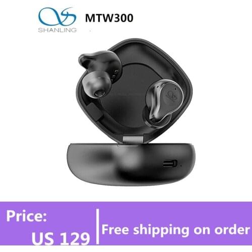 Shanling MTW300 TWS True Wireless Stereo Earphone Sports Earbuds Bluetooth 5.2 volume controls aptX / AAC / SBC IPX7 35Hours