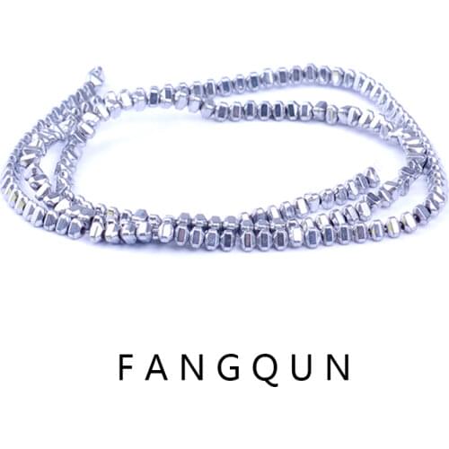 New 7colors Natural Stone Hematite Beads Bright Rhombus shape Loose beads for DIY Necklace Bracelet Jewelry Making Accessories