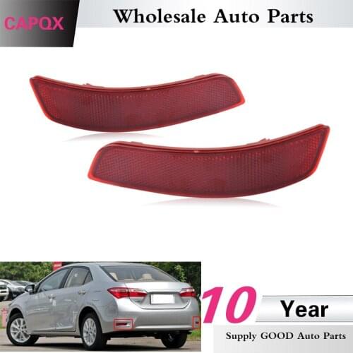 CAQPX For COROLLA 2014-2017 Rear Bumper Reflector Light reflecter Brake Lamp 81920-02100 81910-02160 OEM#8192002100 819100216