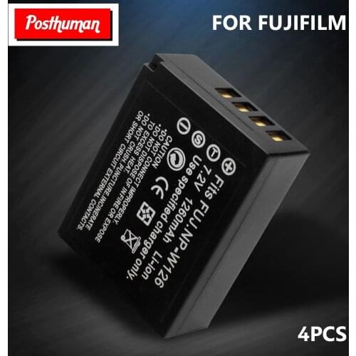 Digital battery 1260mAh 7.2V Rechargeable Digital Batteries X-Pro1 HS30EXR Lithium polymer NP-W126 For Fuji FinePix Camera