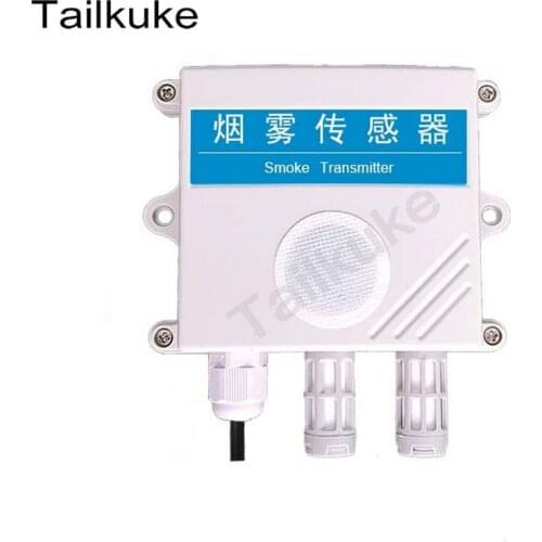 Smoke Sensor Gas Sensitive Should Alarm Detector 4-20mA Analog RS485 Output Can Be Taken with Temperature and Humidity