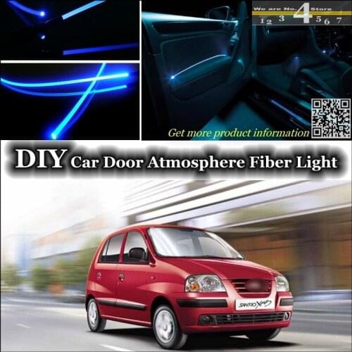 For Hyundai ix20 ix 20 interior Ambient Light Tuning Atmosphere Fiber Optic Band Lights Door Panel illumination (Not EL light)