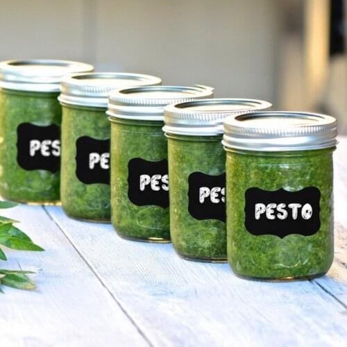 Bottle Label Black Sticker Cake Baking Gift Box Decorative Seal Sticker Children Painting Stationery Sticker 42pcs/7 Sheets