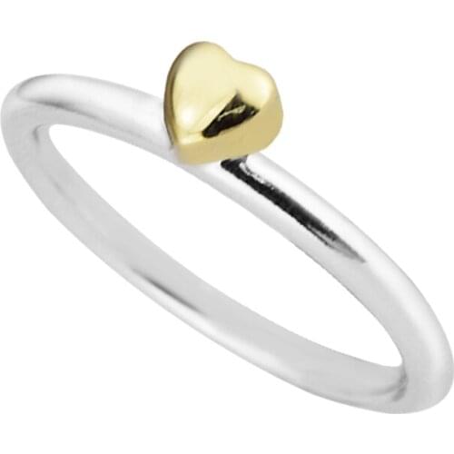 100% 925 Sterling Silver Puzzle Heart Ring Wedding Engagement Rings for Women Jewelry Gift Bague Femme