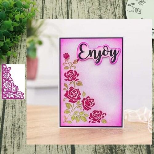 Metal Cutting Dies Rose lace Scrapbooking Stencil Craft Cut Die For DIY Card Crafts Handmade