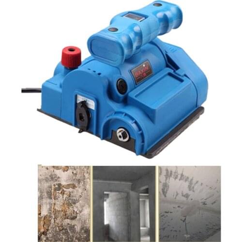 Small Electric Planer Wall Planer Concrete Wall Building Tool Polisher Wall mill Shovel Clean Automatic Shovel Wall 650W