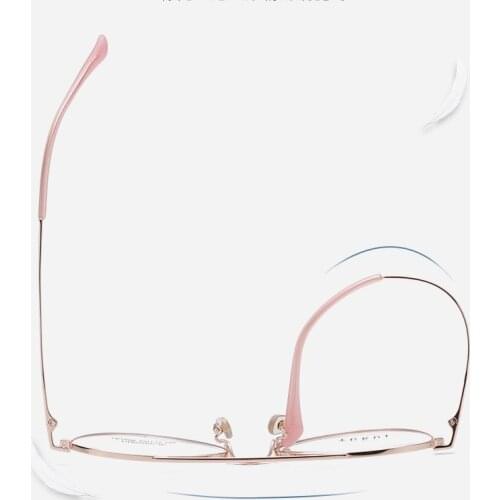 New Titanium Frame Fashion Full Large Frame Double Beam Retro Myopia Man Women Clear Lens Good Quality Ultralight Goggle