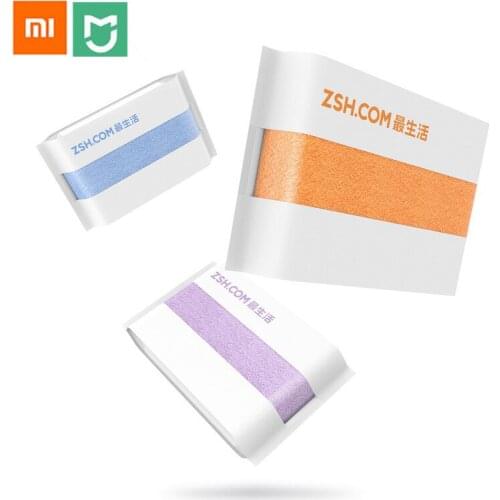 Original Xiaomi ZSH Polyegiene Antibacterical Towel Young Series 100% Cotton 5 Colors Highly Absorbent Face Hand Towel
