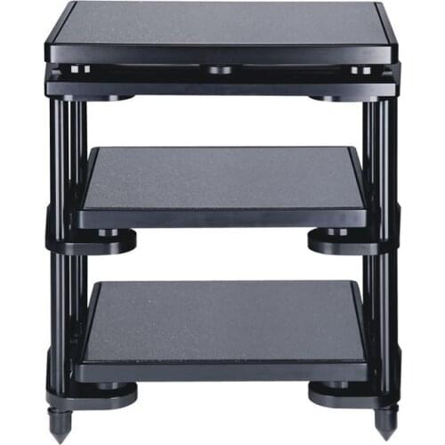 Shockproof foot pad Three layers audio cabinet equipment rack CD amplifier shelf