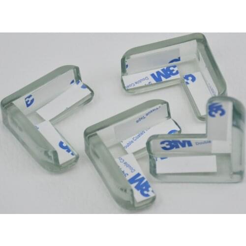 Table Corner Transparent Thick Protective Cover Kids Anti-Collision Glass Table Protection Pad Furniture Accessories Soft Safety