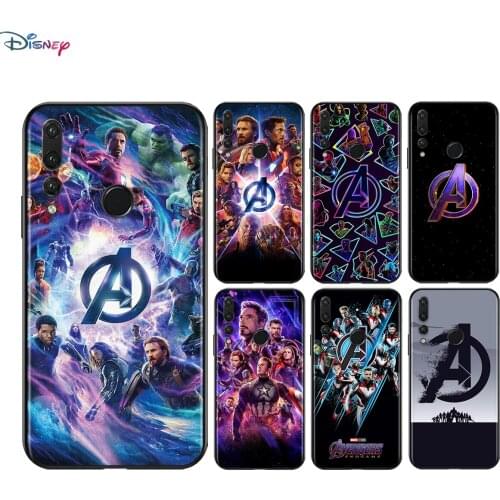 Silicone Cover Marvel Avengers Logo For Huawei Honor 20i 10i 20E V9 9A 9N 9S 9i 9X 9 9C Play 3E Lite Pro RU Soft Phone Case