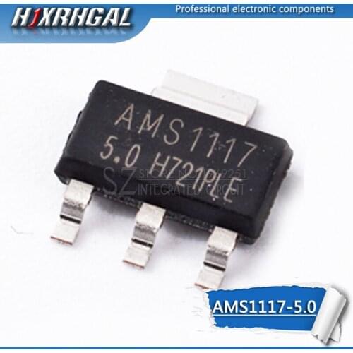 1pcs AMS1117-5.0 SOT-223 AMS1117 AMS1117-5V SOT223 SMD