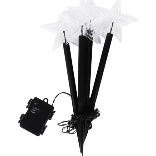 LED Christmas Lights Garden Stake Stand Lights Waterproof Pathway Lights Christmas Party Decorations for Walkway Yard Lawn Patio