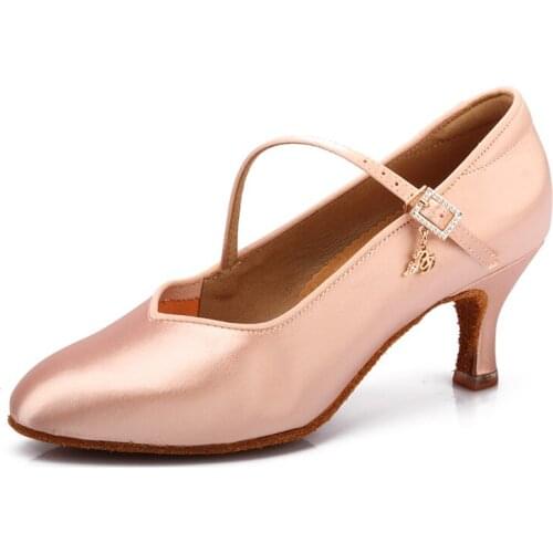 BD Dance Shoes Ballroom Latin shoes Modern Jazz woman dance shoes Satin resistant and comfortable soft Sole 138 Free Shipping
