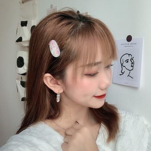 Hairlyah Cute Ins Girls Cartoon Hairpin Hair Holder Ornament Bangs Hair Clips Barrette Styling Tools Headress Hair Accessories