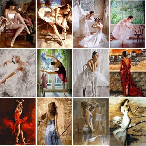 5D DIY Diamond Inlay Rheinstone Home Decor Gift for Dancing Girl Full Diamond Embroidery Mosaic Art Painting