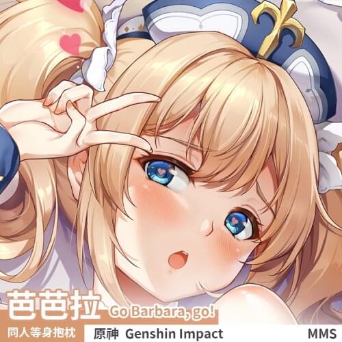 Anime Genshin Impact Barbara Sexy Girl Dakimakura Hugging Body Pillow Case Cover Pillowcase Cushion Bedding Xmas Birthday MMS