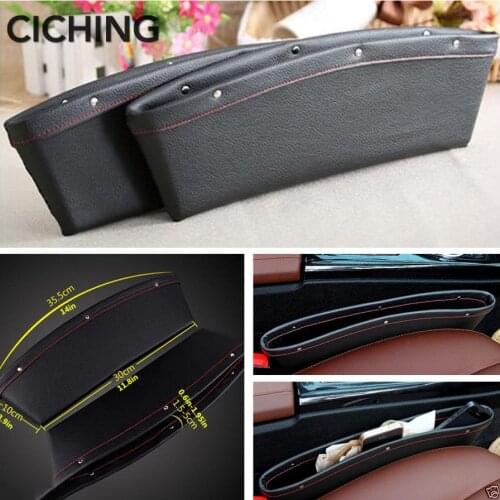 Car Seat Crevice Storage Box Gap Slit Filler Holder For toyota bmw x6 renault kadjar volvo v70 cruze 2010 w220 mercedes w209