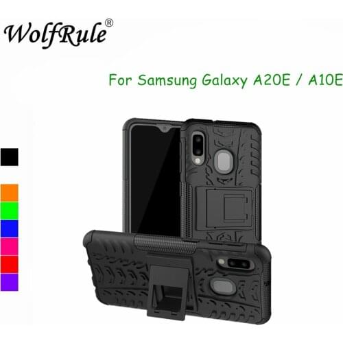Cases For Samsung A20E Cover Dual Layer Armor Silicone Back Case For Samsung Galaxy A10E Holder Stand Shells Samsung A20E A10E