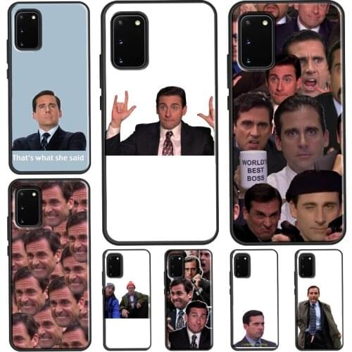 Michael Scott The Office Humor For Samsung Note 20 Ultra Note 10 Plus Case For Galaxy S21 S8 S9 S10 Plus S20 FE Coque