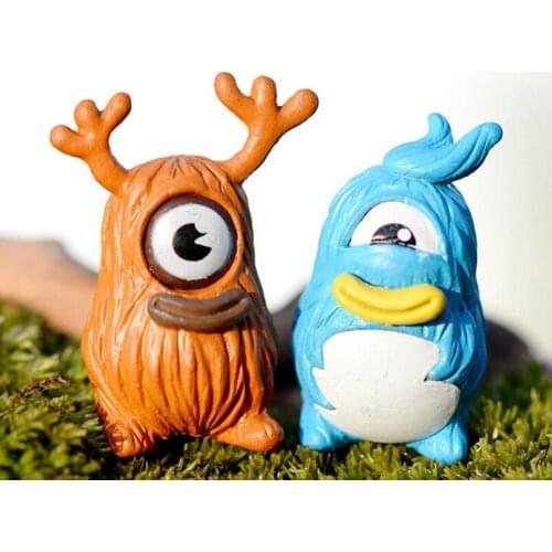 Tree Monster Figurine decoration fairy garden Moss Ornament miniature Movie Cartoon Animal Status resin craft Decor Gift TNA094
