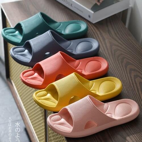 Unisex Home Slippers Summer Indoor Floor Non-slip Massage Flip Flop Couple Family Women and Men Slipper Hotel Bathroom Bath Sand