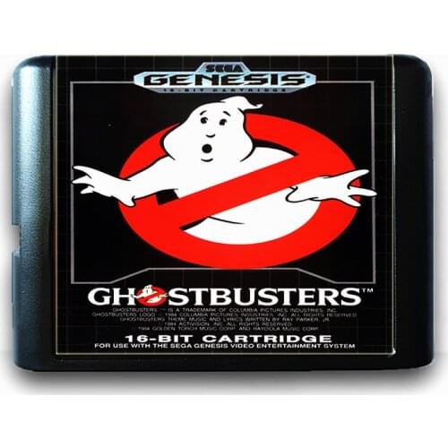 Ghostbusters for 16 bit Sega MD Game Card for Mega Drive for Genesis Video Game Console PAL USA JAP