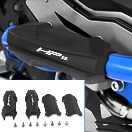HP2 LOGO 25MM Motorcycle Engine Crash bar Protection Bumper Decorative Guard Block FOR BMW HP2-Enduro HP2 06 2007 2008 2009 2010