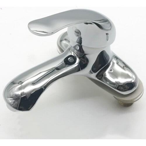 All copper basin double face basin mixer faucet hot and cold water hose kitchen faucet