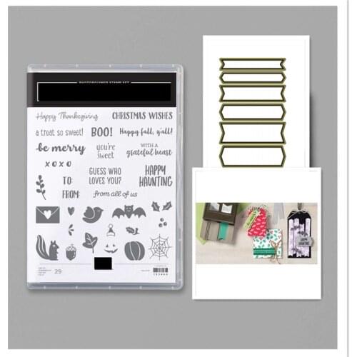 BANNER YEAR Metal Cutting Dies and Stamps For Stencils Scrapbooking Photo Album Card Paper Embossing Craft DIY Die Cut 2021