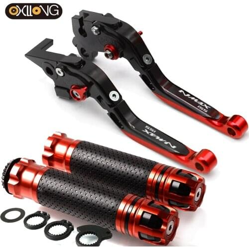 Motorcycle Brake Clutch Levers Handbrake Handlebar grip Ends Handle Hand Grips For YAMAHA NMAX155 NMAX 155 2015 2016 2017
