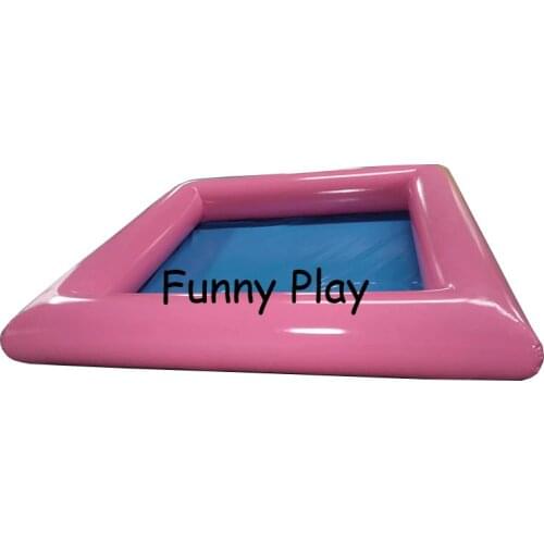 Pink color inflatable pvc water ball pool commercial grade giant outdoor inflatable swimming pool Swimming Pool Liner