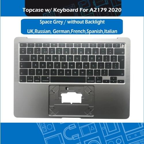 New Space Grey A2179 Topcase Palmrest For Macbook Air 13" A2179 Top Case With Keyboard Without Backlight EMC 3302