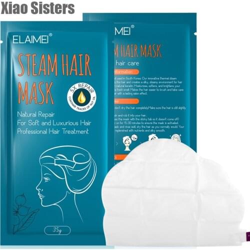 Automatic Heating Steam Hair Mask Mask Cap Frizz Repairing Scalp Hair Care Deep Smoothing Moisturizing Oil for Hair mega hair