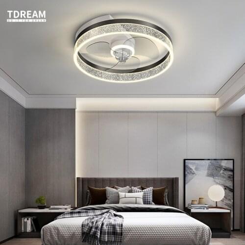 Nordic Ceiling Fans with Lights Indoor Ventilador De Techo for Living Room Bedroom Home Decor Chandelier Fan Light Fixture