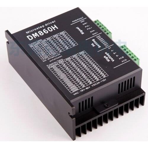 Stepper Driver DM860H 2phase Step driver For cnc Router/Laser Machine 2phase Stepper, 7.2A, DC 18-80V driver for NEMA34 motor