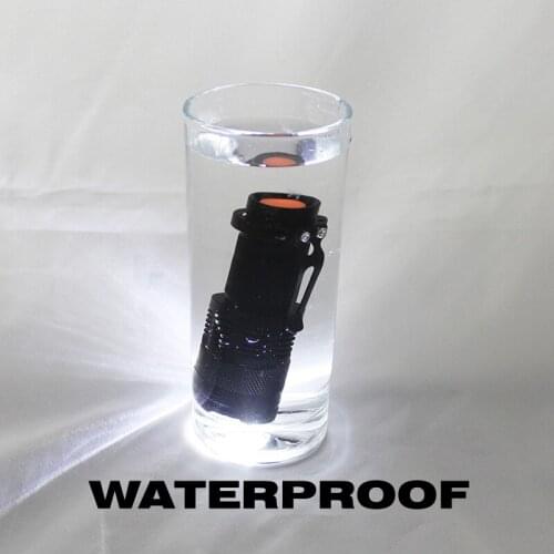 LED Flash Light creeed 2000lm LED Flashlight Waterproof Zoomable 3Mode Strobe LED Torch Latern Portable lampe de poche AA 14500