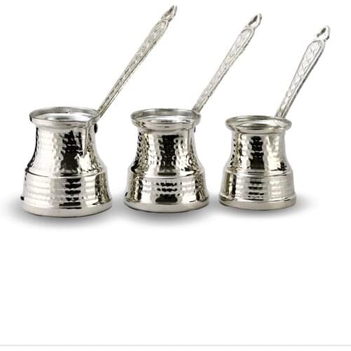 Triple Large Floor Invar Thick Copper Milk Pot Coffee Pot