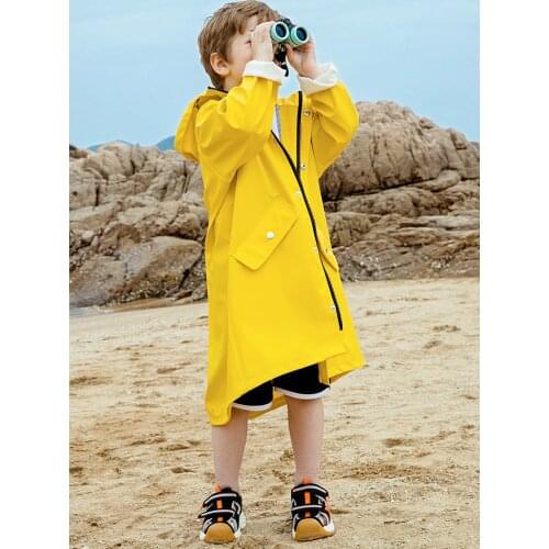 Waterproof Children Yellow Raincoat Cartoon Bike Portable Kids Cute Fashion Poncho Outdoors Impermeable Yagmurluk Rain Coat R5C
