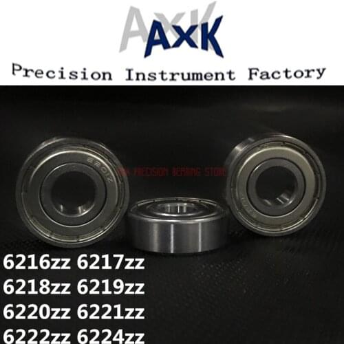 High Temperature Bearing 6216zz 6217zz 6218zz 6219zz 6220zz 6221zz 6222zz 6224zz (2pcs) Miniature Deep Groove Ball Bearings