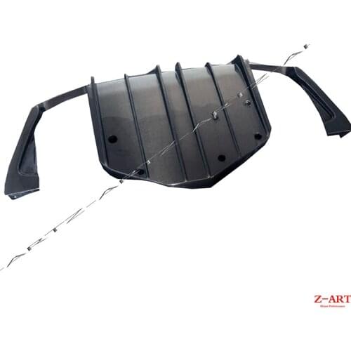Z-ART ASP carbon fiber rear diffuser for Maserati Ghibli 2014-2017 rear bumper lip for Maserati Ghibli rear lower spoiler